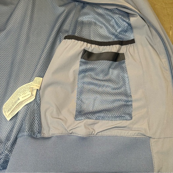 Zara Men’s Lightweight Bomber Jacket Light Blue Sz L - Picture 9 of 10